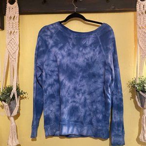Blue and White Tie-Dye Sweatshirt, Old Navy